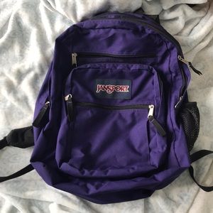 Purple jansport backpack